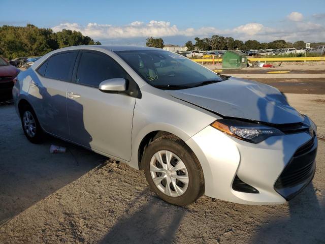 2T1BURHEXHC804468 - 2017 TOYOTA COROLLA L SILVER photo 4