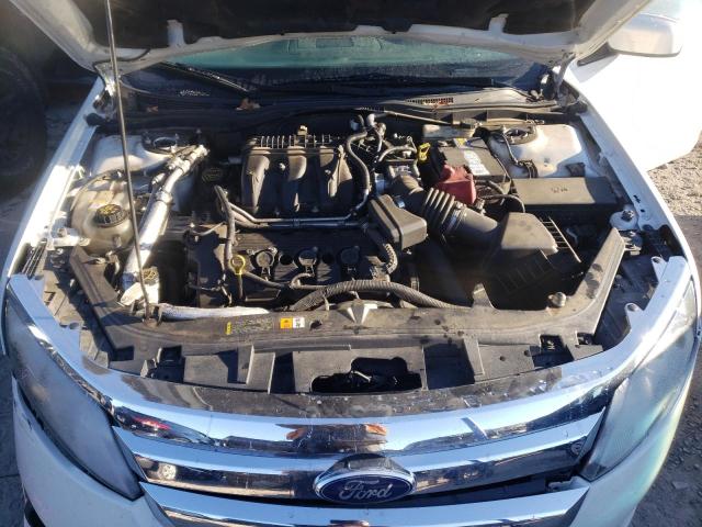 3FAHP0JG0AR270962 - 2010 FORD FUSION SEL WHITE photo 11