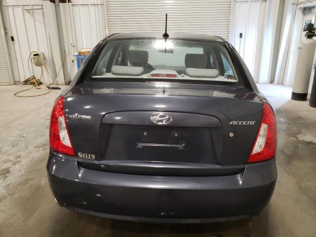 KMHCN46C58U241818 - 2008 HYUNDAI ACCENT GLS BLUE photo 6