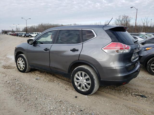 KNMAT2MV0GP721773 - 2016 NISSAN ROGUE S GRAY photo 2