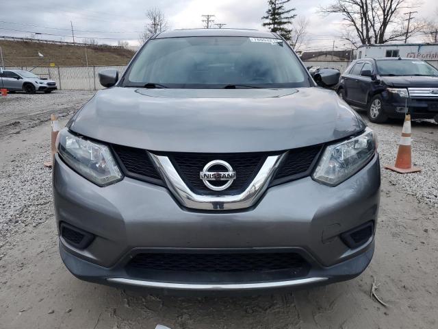 KNMAT2MV0GP721773 - 2016 NISSAN ROGUE S GRAY photo 5