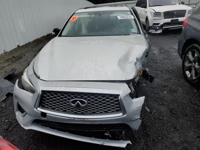 JN1EV7ARXJM441919 - 2018 INFINITI Q50 LUXE SILVER photo 5