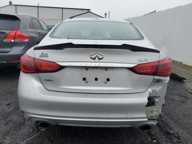 JN1EV7ARXJM441919 - 2018 INFINITI Q50 LUXE SILVER photo 6