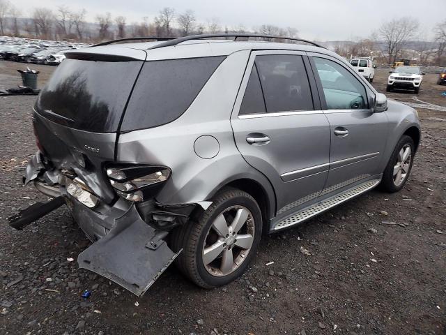 4JGBB8GB5BA627407 - 2011 MERCEDES-BENZ ML 350 4MATIC GRAY photo 3