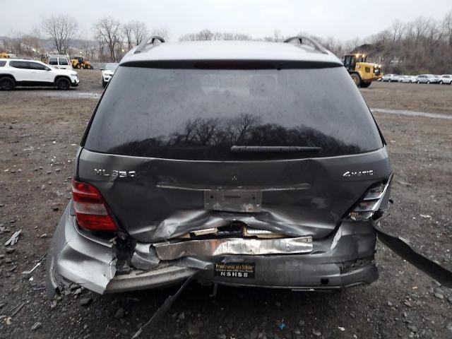 4JGBB8GB5BA627407 - 2011 MERCEDES-BENZ ML 350 4MATIC GRAY photo 6