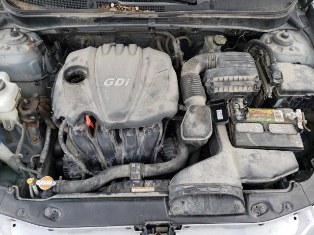 5NPEB4AC9CH482393 - 2012 HYUNDAI SONATA GLS SILVER photo 11