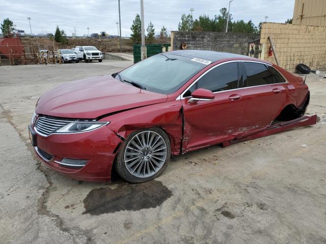 3LN6L2LUXER803414 - 2014 LINCOLN MKZ HYBRID RED photo 1