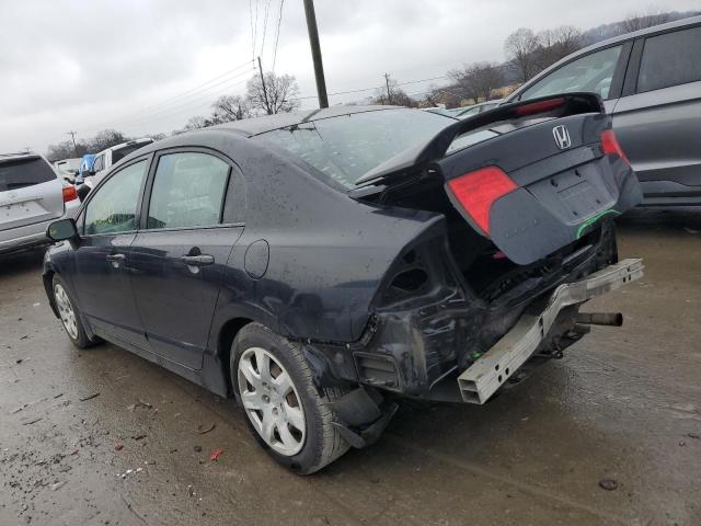 1HGFA16597L076410 - 2007 HONDA CIVIC LX BLACK photo 2