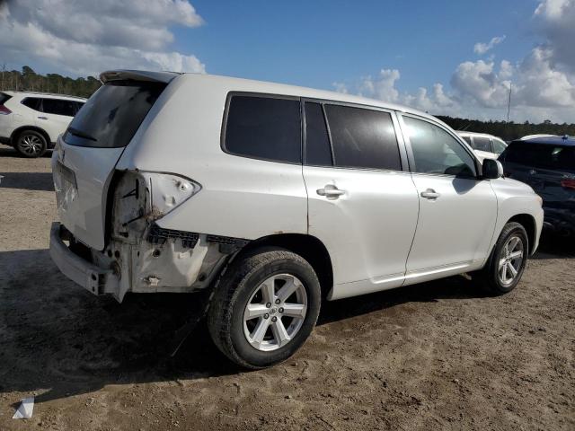 5TDZA3EH2AS005607 - 2010 TOYOTA HIGHLANDER WHITE photo 3