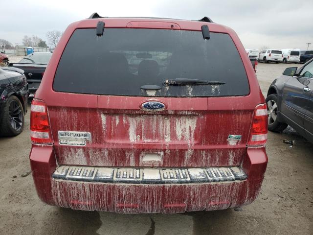 1FMCU0DG9CKC38524 - 2012 FORD ESCAPE XLT BURGUNDY photo 6