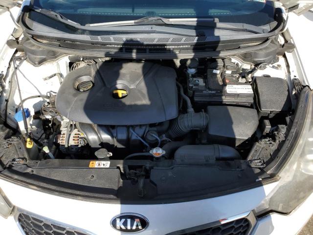 KNAFX4A87E5075609 - 2014 KIA FORTE EX WHITE photo 11