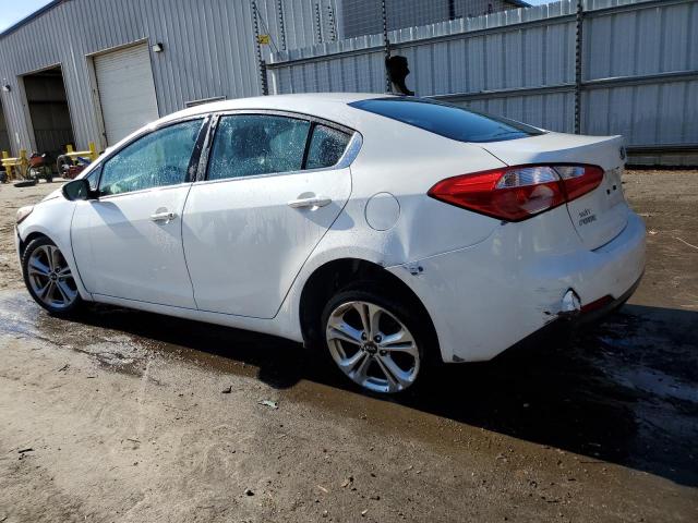 KNAFX4A87E5075609 - 2014 KIA FORTE EX WHITE photo 2