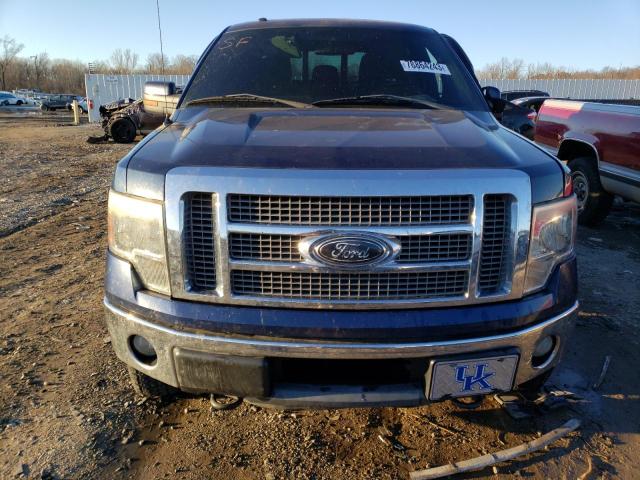 1FTFW1ET5BKD85418 - 2011 FORD F150 SUPERCREW BLUE photo 5