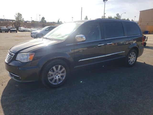 2C4RC1CGXCR411266 - 2012 CHRYSLER TOWN & COU TOURING L BLACK photo 1