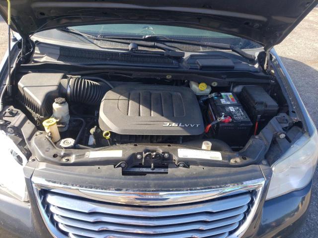 2C4RC1CGXCR411266 - 2012 CHRYSLER TOWN & COU TOURING L BLACK photo 11