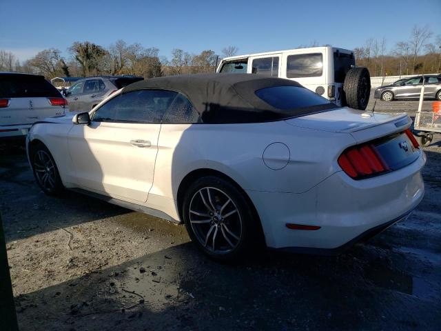 1FATP8UH2H5218209 - 2017 FORD MUSTANG WHITE photo 2