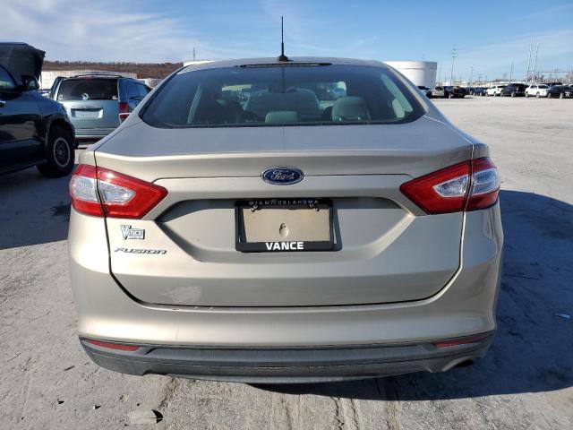 3FA6P0G70GR172649 - 2016 FORD FUSION S TAN photo 6