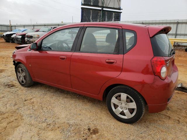KL1TD66E49B315352 - 2009 CHEVROLET AVEO LS Qırmızı foto 2