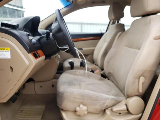 KL1TD66E49B315352 - 2009 CHEVROLET AVEO LS Qırmızı foto 7