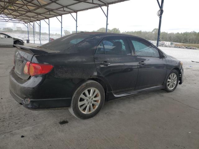 1NXBU40E29Z047659 - 2009 TOYOTA COROLLA BASE BLACK photo 3