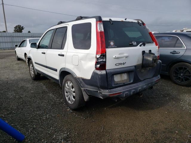 JHLRD78825C022881 - 2005 HONDA CR-V EX WHITE photo 2