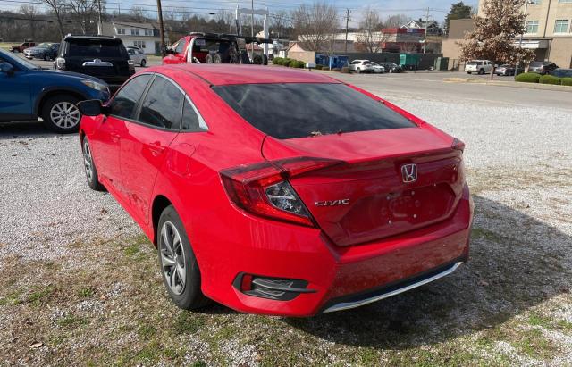 2HGFC2F69MH548946 - 2021 HONDA CIVIC LX RED photo 3