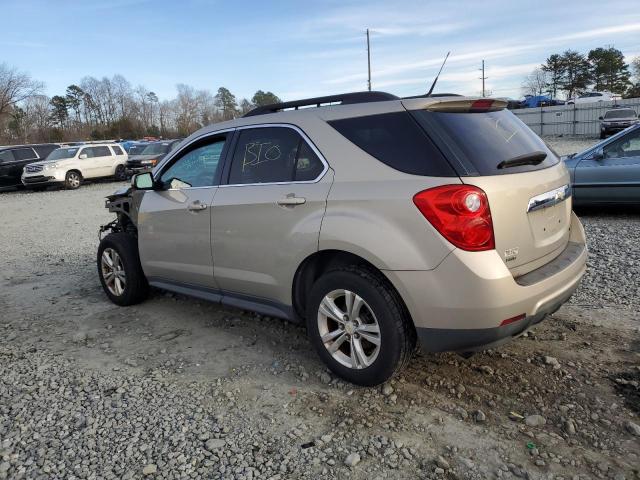 2CNFLEEC5B6259364 - 2011 CHEVROLET EQUINOX LT GOLD photo 2