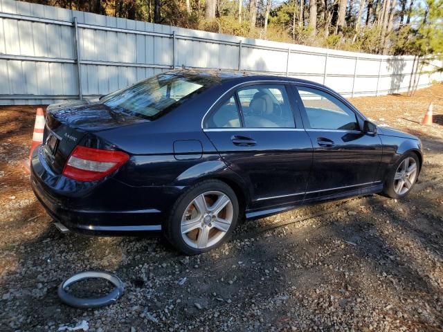 WDDGF8BB0BR163164 - 2011 MERCEDES-BENZ C 300 4MATIC BLUE photo 3