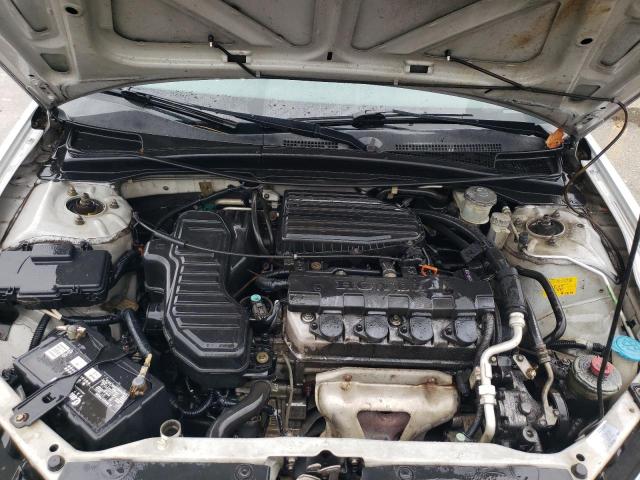 1HGEM21105L017448 - 2005 HONDA CIVIC DX VP SILVER photo 11