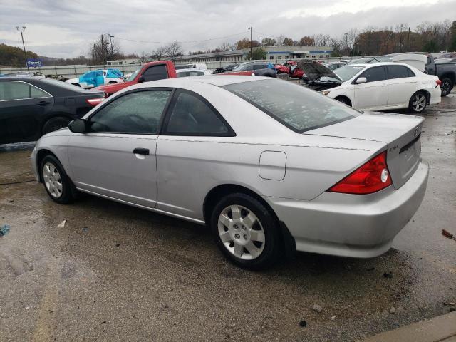 1HGEM21105L017448 - 2005 HONDA CIVIC DX VP SILVER photo 2