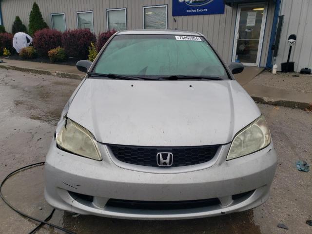 1HGEM21105L017448 - 2005 HONDA CIVIC DX VP SILVER photo 5