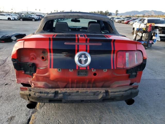 1ZVBP8EM6B5138109 - 2011 FORD MUSTANG RED photo 6