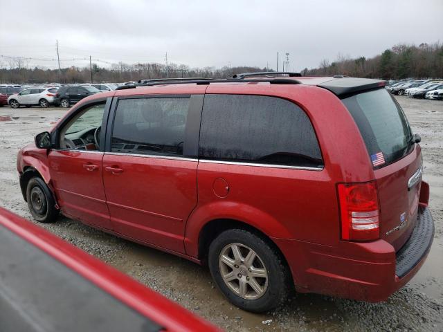 2A8HR54P38R151485 - 2008 CHRYSLER TOWN & COU TOURING RED photo 2