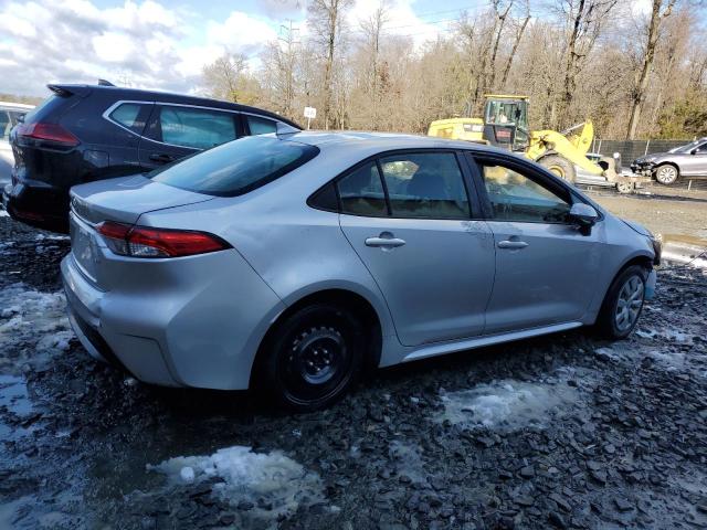 JTDEPRAEXLJ016589 - 2020 TOYOTA COROLLA LE 银色 照片 3