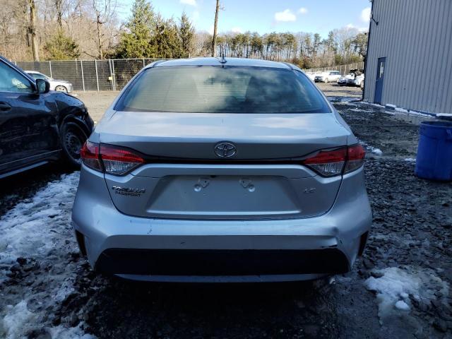 JTDEPRAEXLJ016589 - 2020 TOYOTA COROLLA LE 银色 照片 6