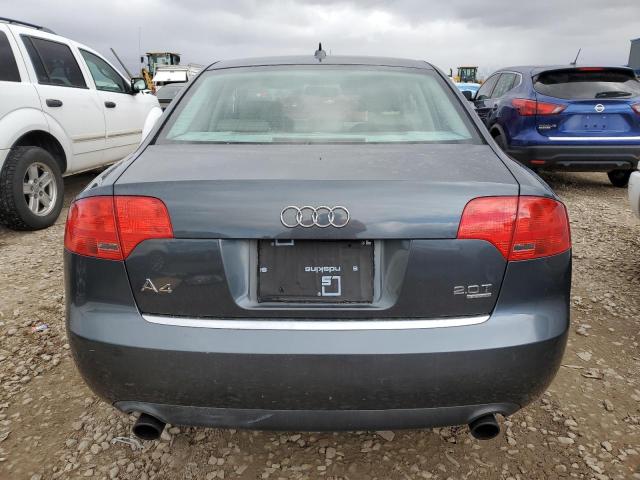 WAUDF78E97A074155 - 2007 AUDI A4 2.0T QUATTRO BLUE photo 6