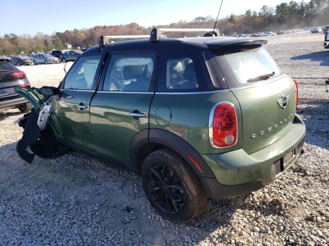 WMWZB3C56GWR49275 - 2016 MINI COOPER COUNTRYMAN GREEN photo 2