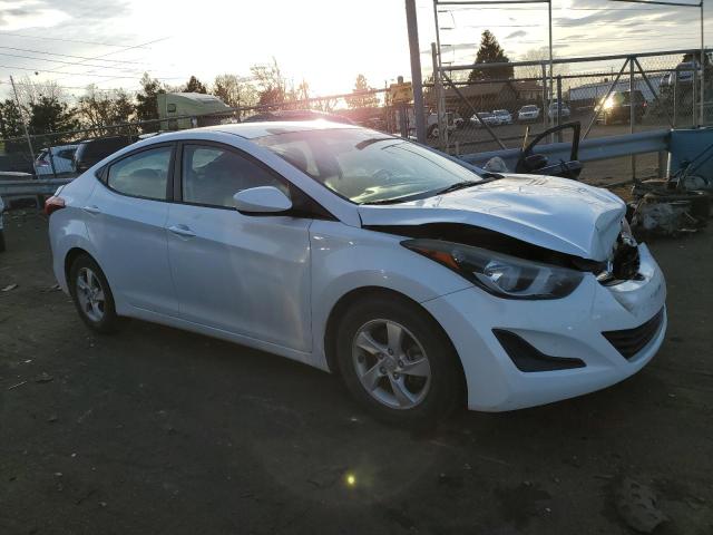 5NPDH4AE1FH573769 - 2015 HYUNDAI ELANTRA SE WHITE photo 4