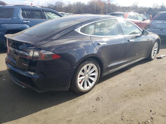 5YJSA1H29EFP63144 - 2014 TESLA MODEL S BLUE photo 3