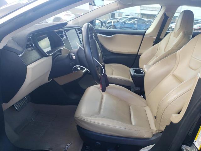 5YJSA1H29EFP63144 - 2014 TESLA MODEL S BLUE photo 7