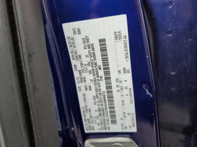 1FMCU0G78GUB89872 - 2016 FORD ESCAPE SE BLUE photo 13