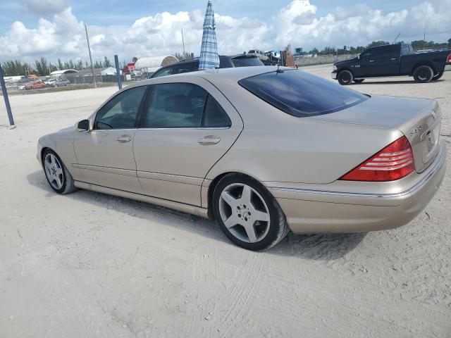 WDBNG70J04A389174 - 2004 MERCEDES-BENZ S 430 TAN photo 2