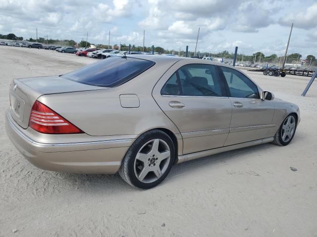 WDBNG70J04A389174 - 2004 MERCEDES-BENZ S 430 TAN photo 3