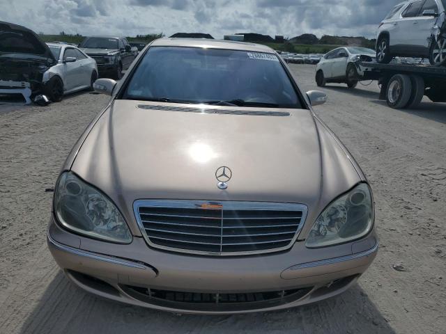 WDBNG70J04A389174 - 2004 MERCEDES-BENZ S 430 TAN photo 5