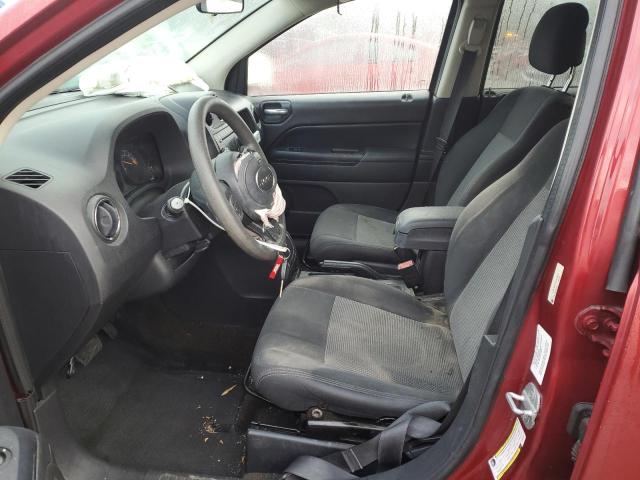 1C4NJCBB7ED624641 - 2014 JEEP COMPASS SPORT RED photo 7