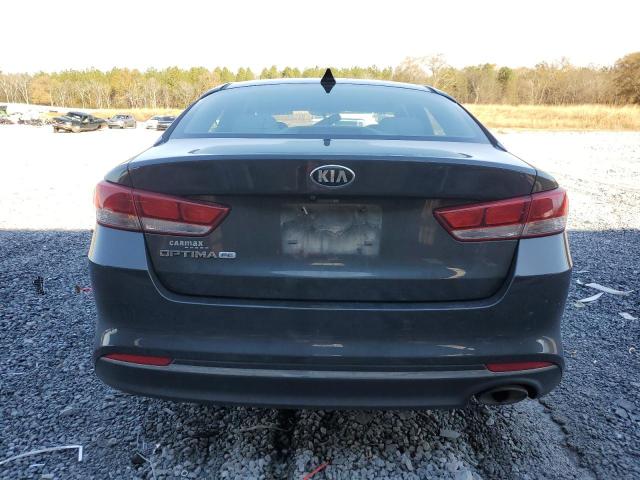 KNAGT4L31G5079630 - 2016 KIA OPTIMA LX GRAY photo 6