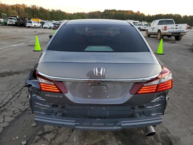 1HGCR2F38HA169660 - 2017 HONDA ACCORD LX GRAY photo 6