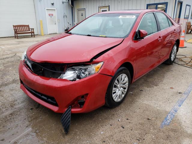 4T4BF1FK3CR239756 - 2012 TOYOTA CAMRY BASE RED photo 1