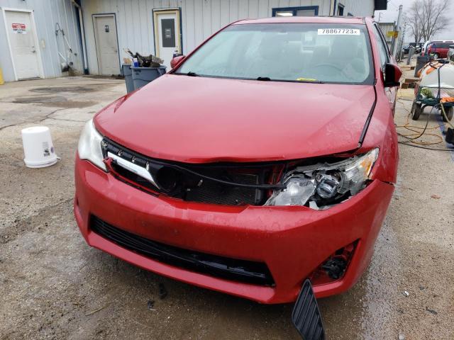 4T4BF1FK3CR239756 - 2012 TOYOTA CAMRY BASE RED photo 5