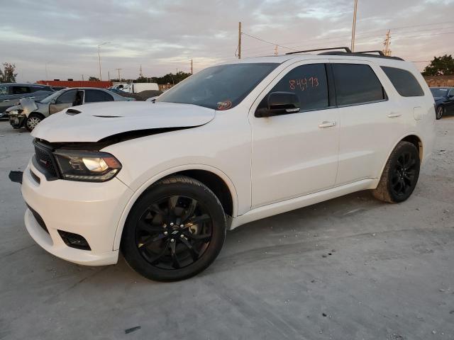 1C4RDHDG3KC604936 - 2019 DODGE DURANGO GT WHITE photo 1